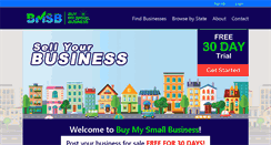Desktop Screenshot of buymysmallbusiness.com
